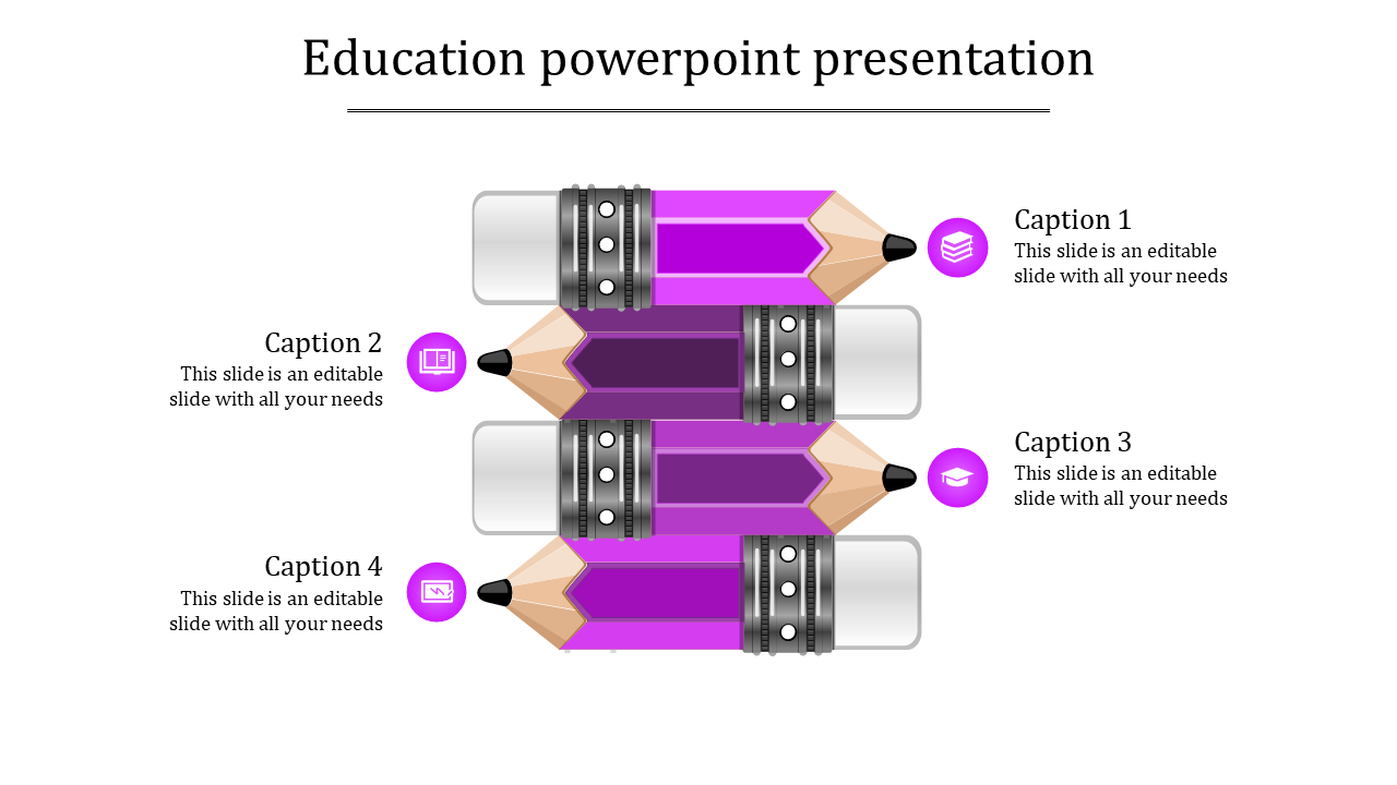 Stunning education PowerPoint presentation template and Google Slides